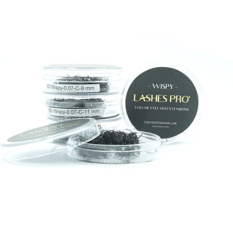 5D Lashes 0.07 Wispy Loose 500